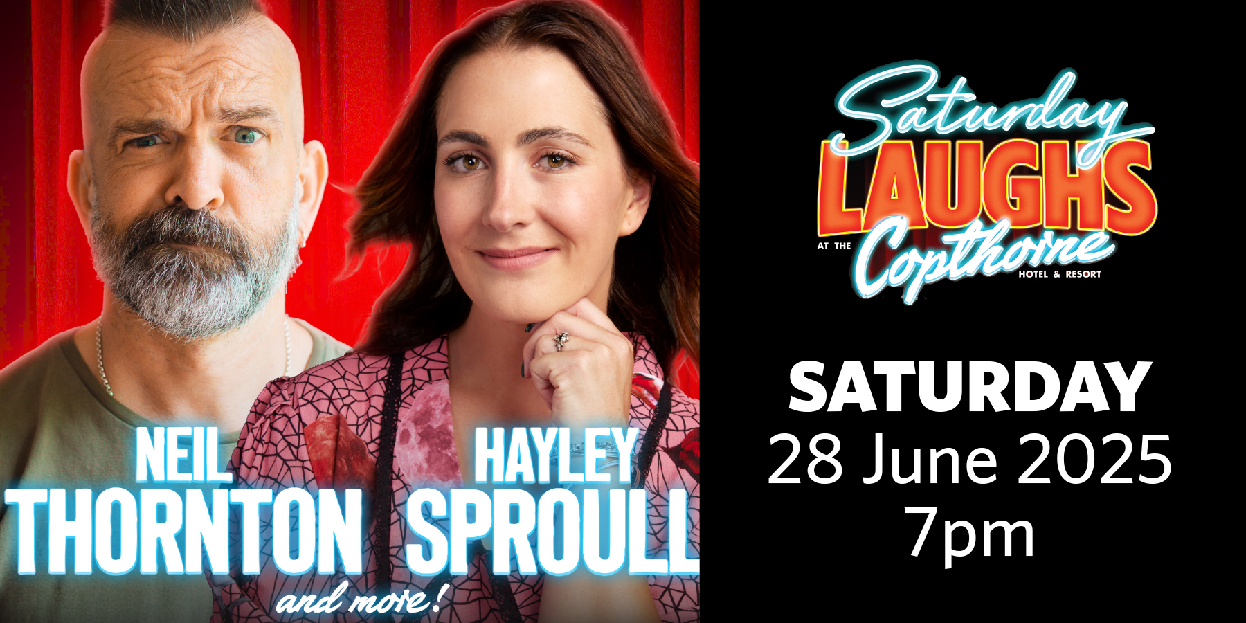 Saturday laughs at the Copthorne Solway Park, Masterton